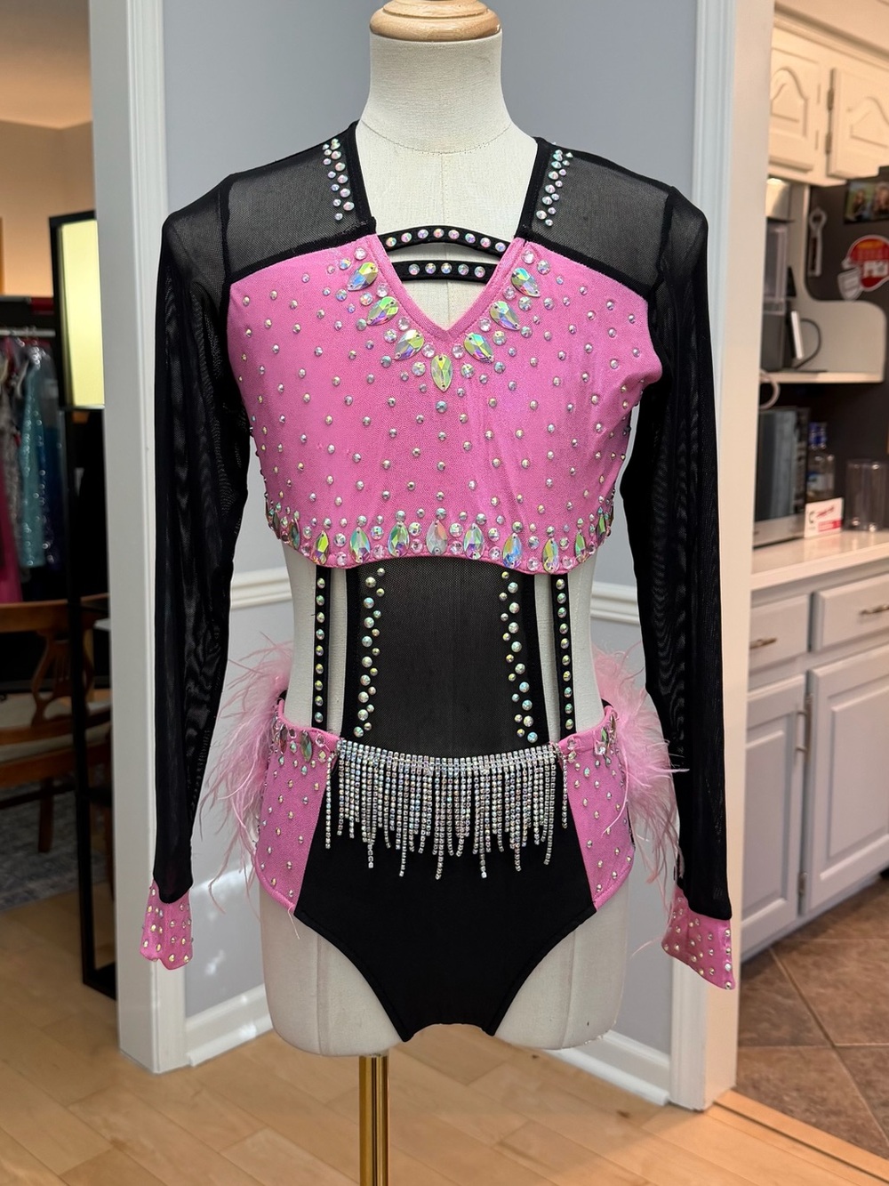 Pink/black Glamour costume
